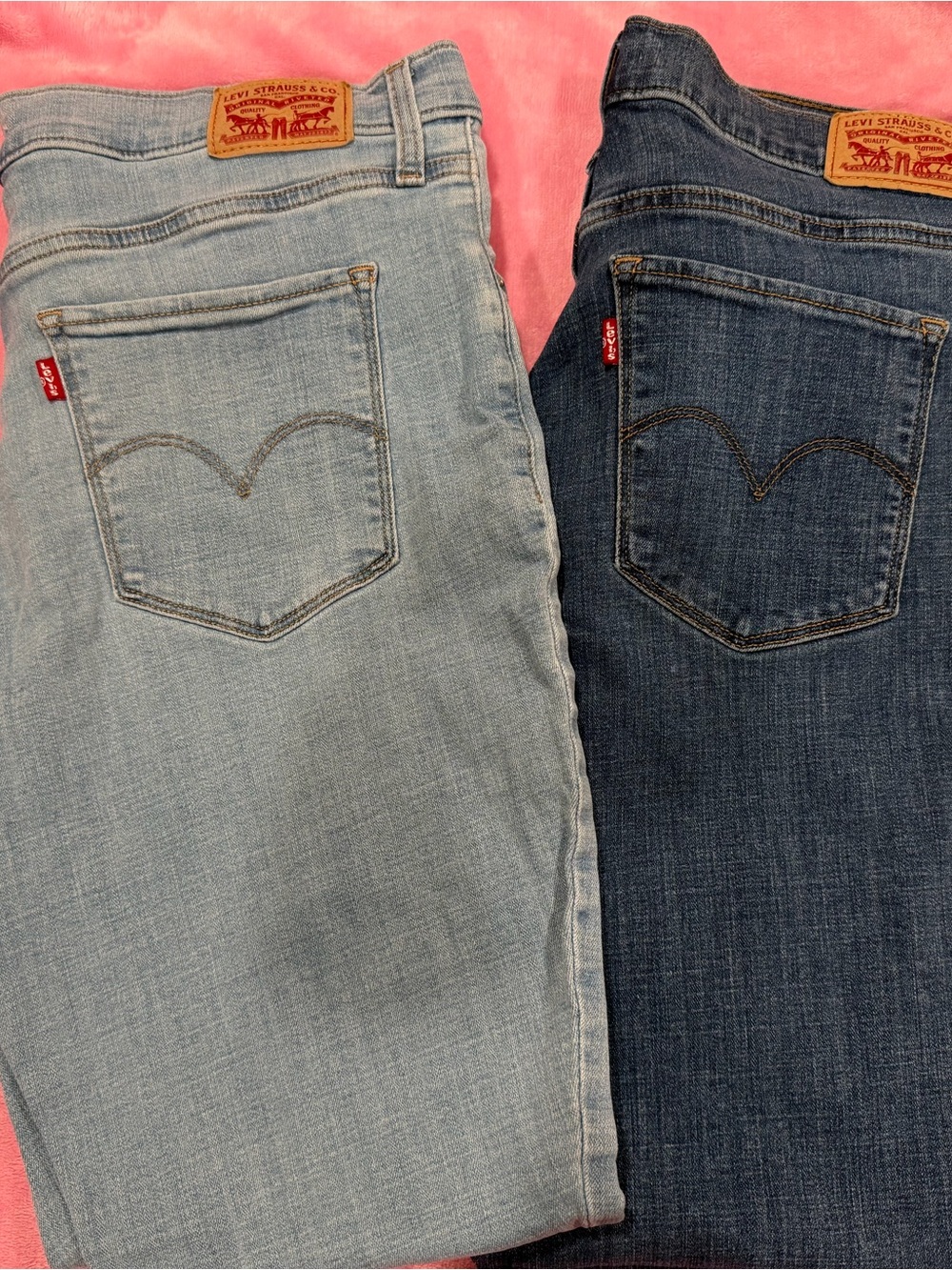 2 Levi's Women's Jeans - 311 Shaping Skinny Blue Denim 31 x 28